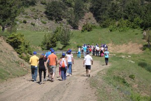 Ομάδα Περιπατητών στο πλαίσιο οργανωμένης πεζοπορίας του Εθνικού Πάρκου Βόρειας Πίνδου   