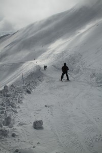 Εθνικό Χιονοδρομικό Κέντρο Βασιλίτσας - - Κατάβαση σε ένα από τα πιο εντυπωσιακά σημεία του βουνού