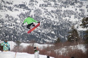Οι snowboarders προσφέρουν θέαμα